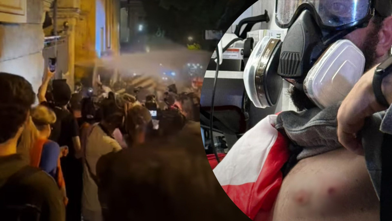 Durante la protesta en el parlamento de Georgia, se declaró nivel de alerta roja, hubo heridos