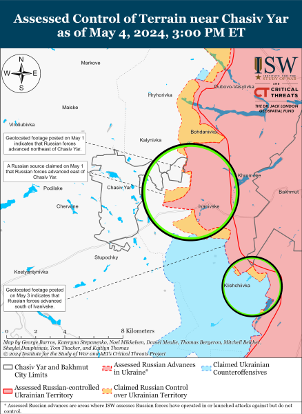 Mapa de operaciones militares el 5 de mayo de 2024: la situación en the front