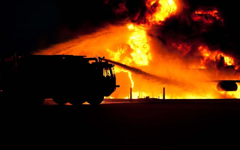 B Se produjo un incendio en el edificio administrativo de uno de los distritos de Moscú