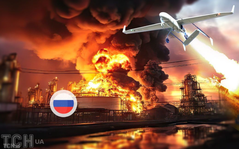 En Riazán, un dron atacaron una refinería de petróleo: se produjo un incendio