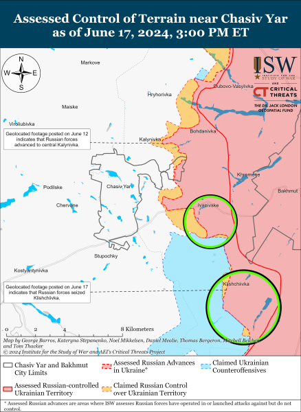 Mapa de operaciones militares del 18 de junio , 2024: situación en el frente