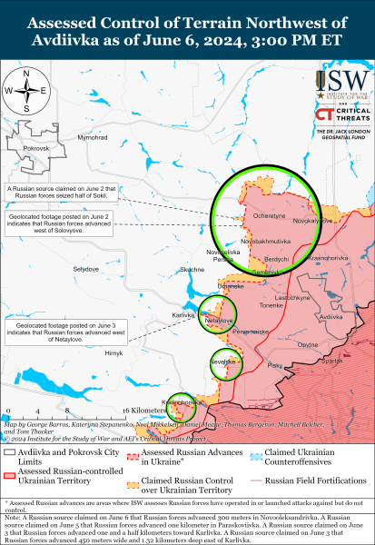 Mapa de operaciones militares el 7 de junio de 2024: situación en el frente