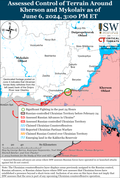 Mapa de operaciones militares para el 7 de junio de 2024: situación en el frente