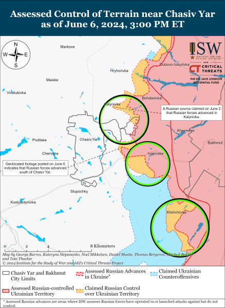 Mapa de operaciones militares para el 7 de junio de 2024: situación en el frente