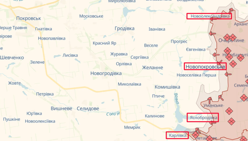 La mayoría de los ataques de la Federación Rusa en dirección Pokrovsky: Estado Mayor de las Fuerzas Armadas de Ucrania
