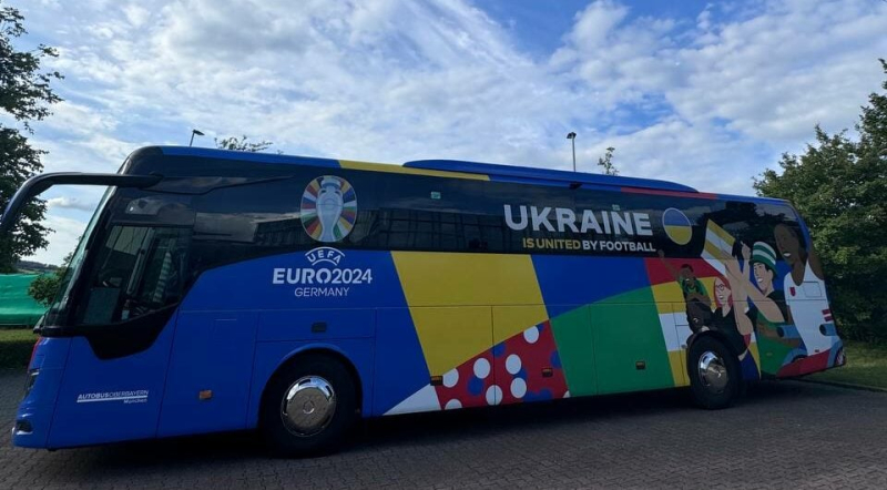 La selección ucraniana llegó a Alemania para la Eurocopa 2024: cómo fueron recibidos los azul-amarillos 