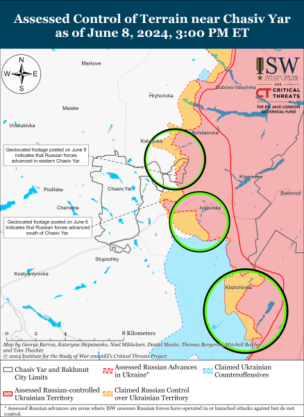 Mapa de operaciones militares el 9 de junio de 2024: situación en el frente