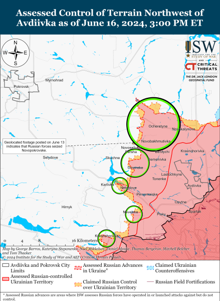 Mapa de operaciones militares para el 17 de junio de 2024: la situación en the front