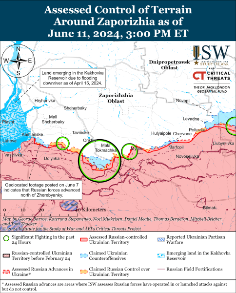 Mapa de operaciones militares para el 12 de junio de 2024 - la situación en el frente