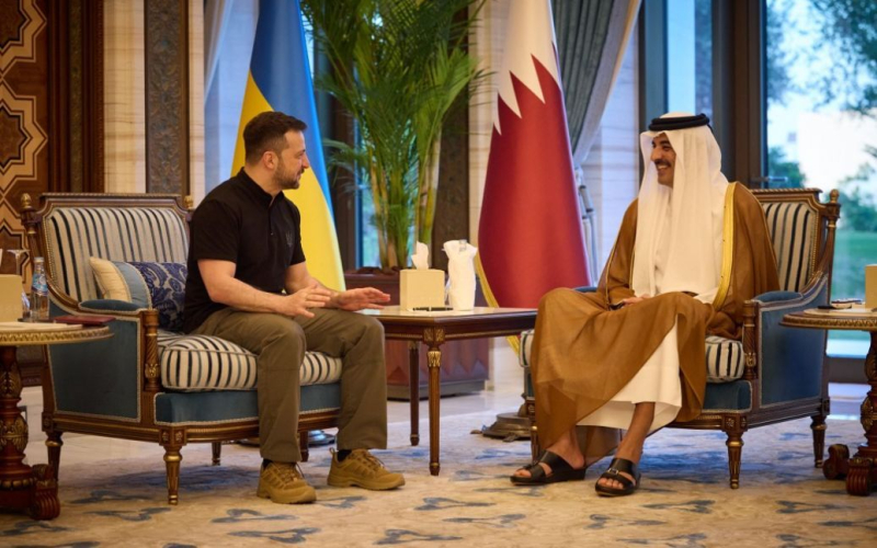 Zelensky celebró una reunión con el emir de Qatar: lo que se discutió