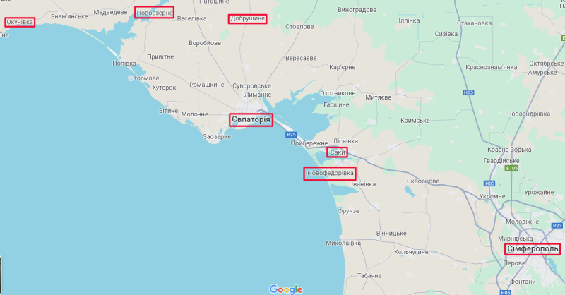 Explosiones en Crimea: hubo un incendio y una detonación en el aeródromo de Saki en Novofedorovka