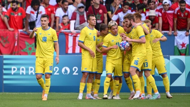 La selección de fútbol de Ucrania, en minoría, logró la victoria sobre Marruecos en los Juegos Olímpicos