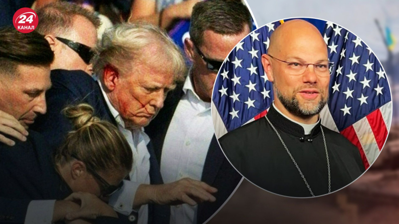 Un sacerdote ucraniano oró por la seguridad de Trump en el mitin anterior Intento de asesinato