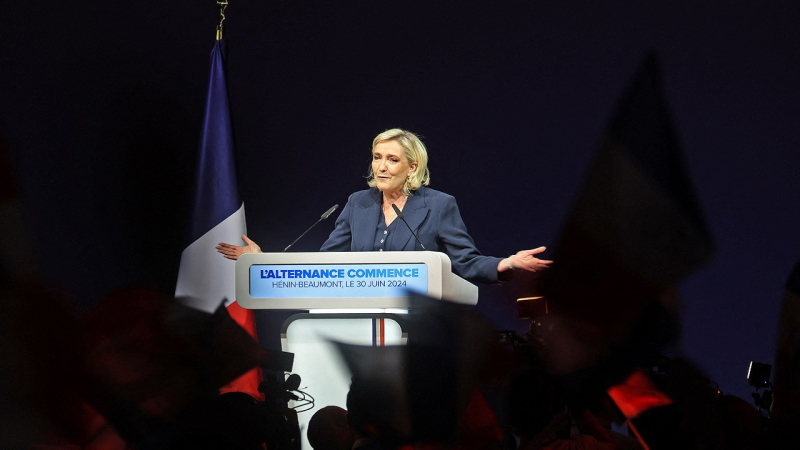 Elecciones en Francia: las protestas estallaron por la noche después de que el partido de Marine Le Pen ganara la primera vuelta