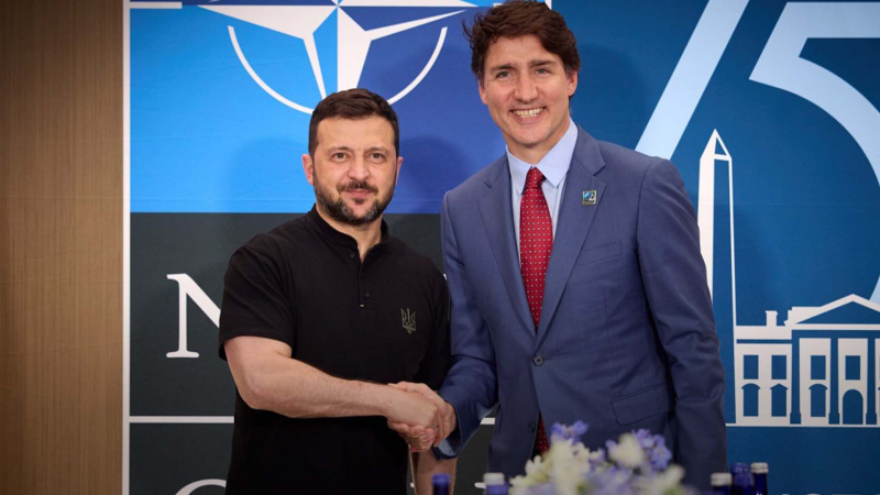 El primer ministro canadiense anunció un nuevo paquete de ayuda militar de 500 millones de dólares a Ucrania