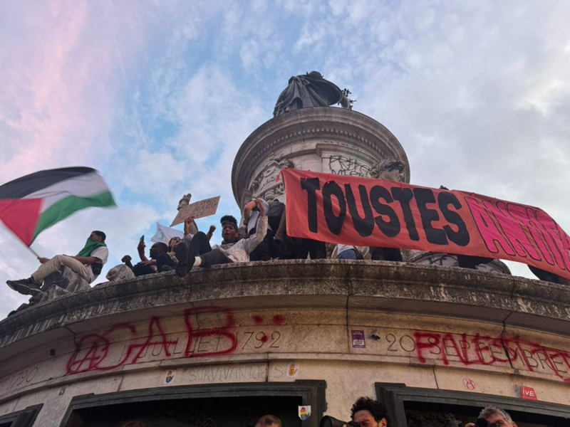 Estallaron protestas masivas en París tras el éxito del partido de Le Pen