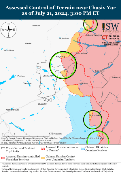 Mapa de operaciones militares el 22 de julio de 2024: situación en el frente