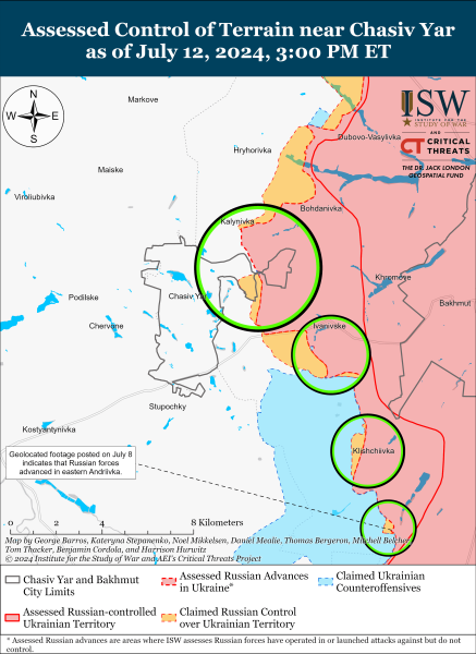 Mapa de operaciones militares para el 13 de julio de 2024: la situación en el frente