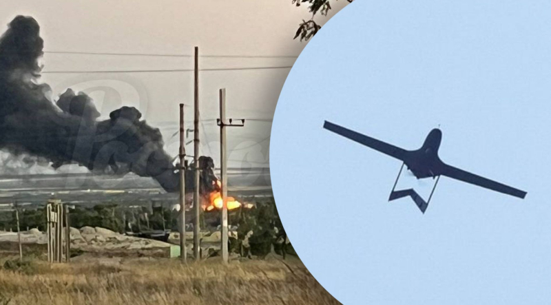 Drones atacaron un depósito de petróleo en la región de Rostov: se produjo un gran incendio