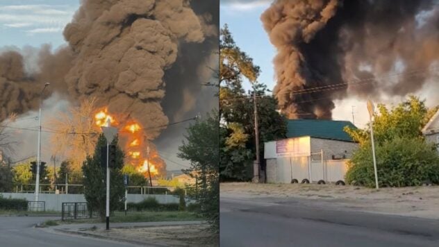 En la región de Volgogrado, un depósito de petróleo y una subestación están en llamas debido a un ataque con drones