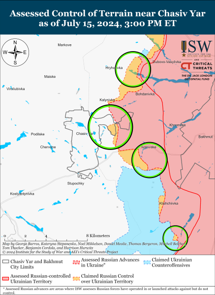 Mapa de operaciones militares para el 16 de julio de 2024: situación en el frente