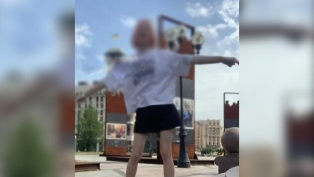 En Kiev, una bloguera de 16 años bailó cerca del monumento a los Héroes de la Heavenly Hundred al ritmo de una canción rusa: reacción de la policía