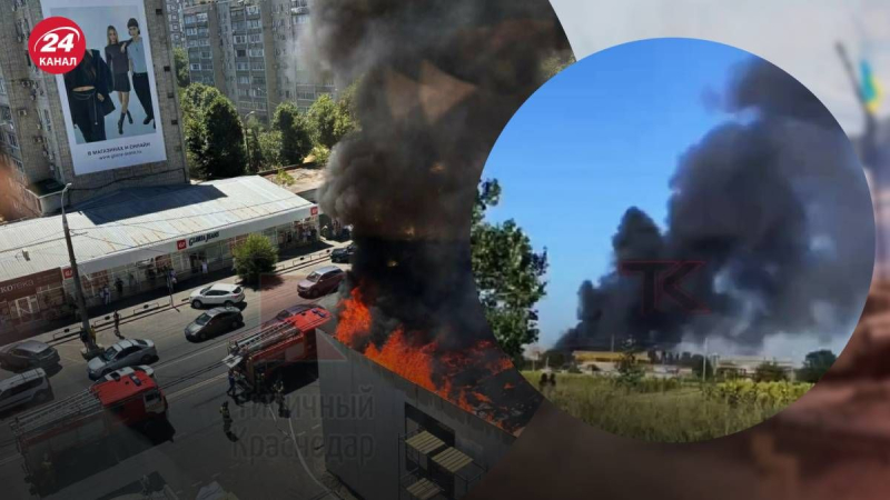 Krasnodar está en llamas: un incendio a gran escala envolvió la ciudad