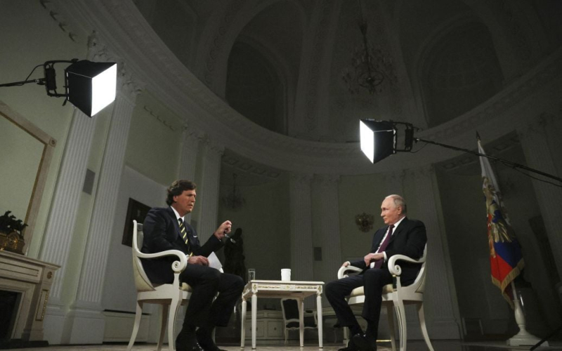 Karlson abrió en voz alta detalles de una conversación personal con Putin