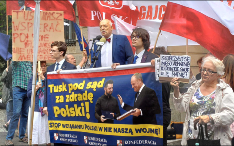 &quot “No es nuestra guerra”: una manifestación antiucraniana tuvo lugar en Polonia (foto)