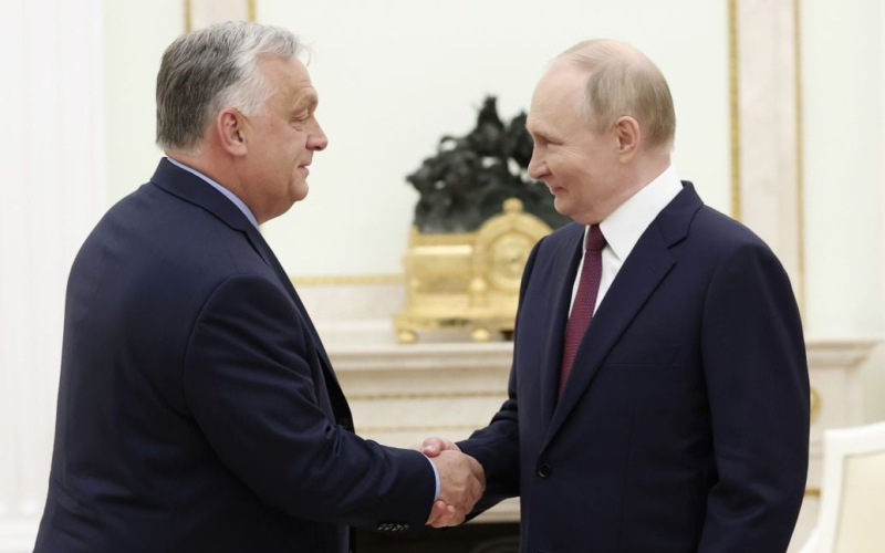 Orban envió una carta cínica a la UE tras su reunión con Putin