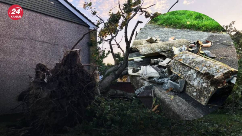 Se arrojaron tejas y cayeron árboles: un poderoso tornado arrasó cerca de Londres