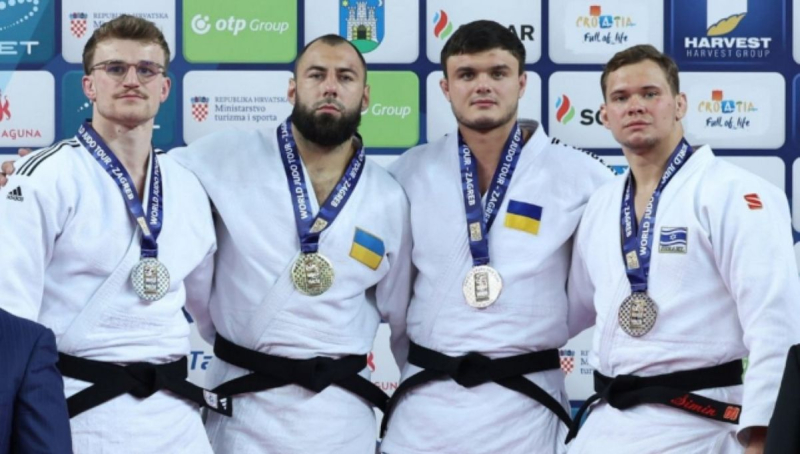 Los judocas ucranianos ganaron medallas en judo en el Gran Premio de Zagreb 2024