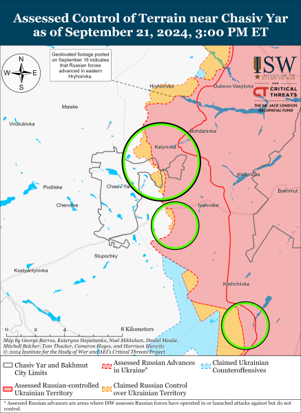 Mapa de operaciones militares para el 22 de septiembre de 2024: situación en el frente