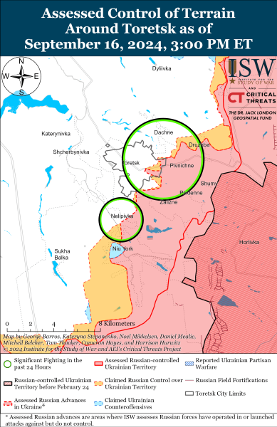 Mapa de operaciones militares para el 17 de septiembre de 2024: la situación en el frente 