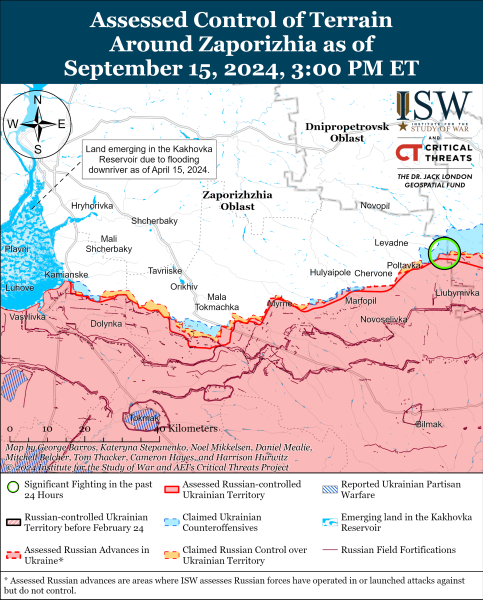 Mapa de operaciones militares para el 16 de septiembre de 2024 - la situación en el frente