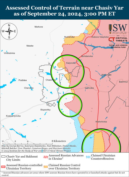 Mapa de operaciones militares para el 25 de septiembre de 2024: situación en el frente