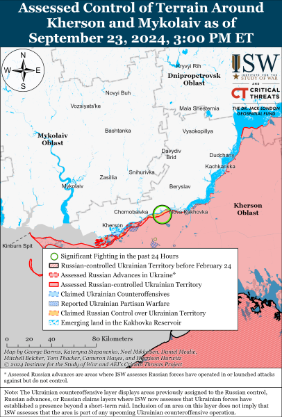 Mapa de operaciones militares el 24 de septiembre de 2024: la situación en el frente