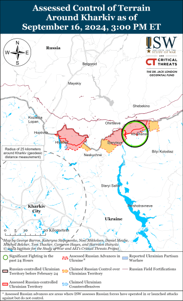 Mapa de operaciones militares para el 17 de septiembre de 2024: la situación en el frente