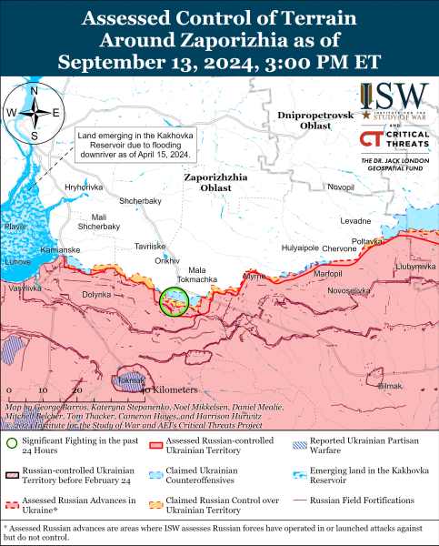 Mapa de operaciones militares para el 14 de septiembre de 2024 - la situación en el frente