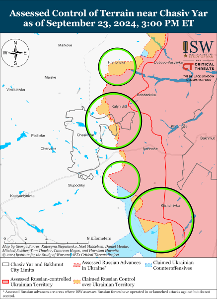 Mapa de operaciones militares al 24 de septiembre de 2024: situación en el frente