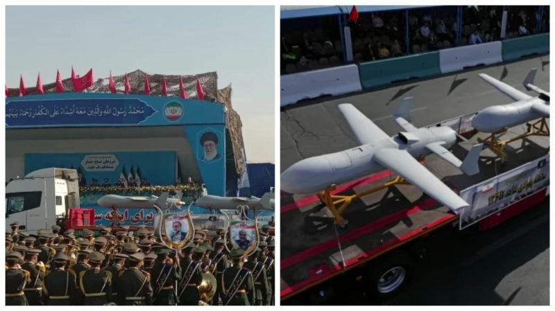 En Irán, el modernizado Shahed-136B fue mostrado en el desfile: puede volar 4000 kilómetros