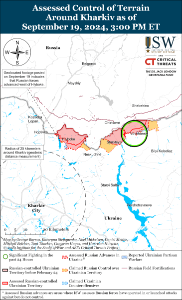 Mapa de operaciones militares para el 20 de septiembre de 2024: situación en el frente