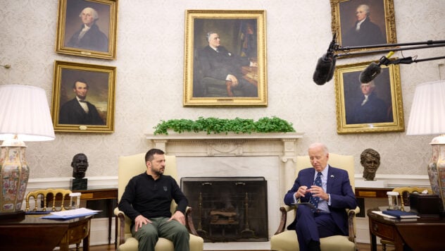 Ucrania ganará la guerra: Biden en una reunión con Zelensky