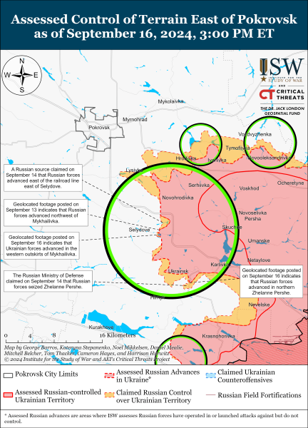 Mapa de operaciones militares para el 17 de septiembre de 2024: la situación en el frente 