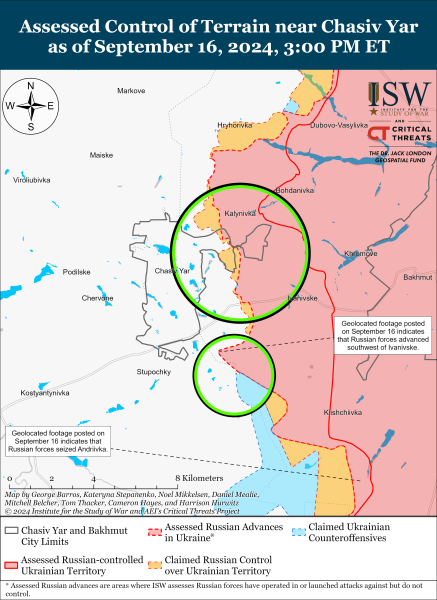 Mapa de operaciones militares del 17 de septiembre , 2024: situación en el frente