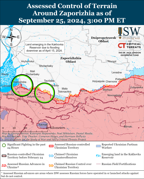 Mapa de operaciones militares para el 26 de septiembre de 2024 - la situación en el frente