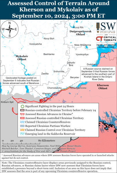 Mapa de operaciones militares el 11 de septiembre de 2024: la situación en el frente