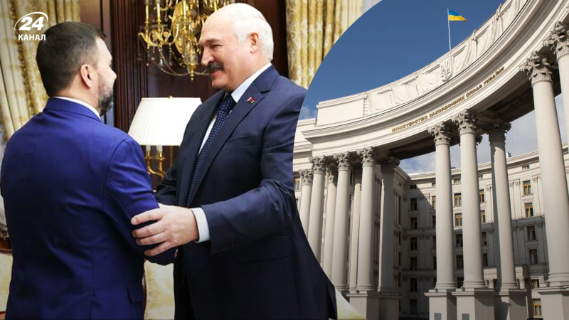 Lukashenko se reunió con Pushilin: el Ministerio de Asuntos Exteriores de Ucrania advirtió a Minsk sobre las consecuencias