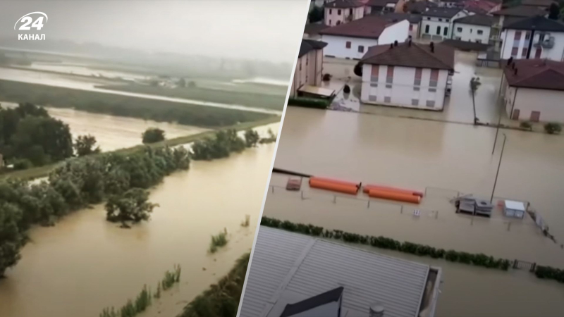 Un desastre natural ha llegado a Italia: inundaciones y deslizamientos de tierra a gran escala en el norte del país