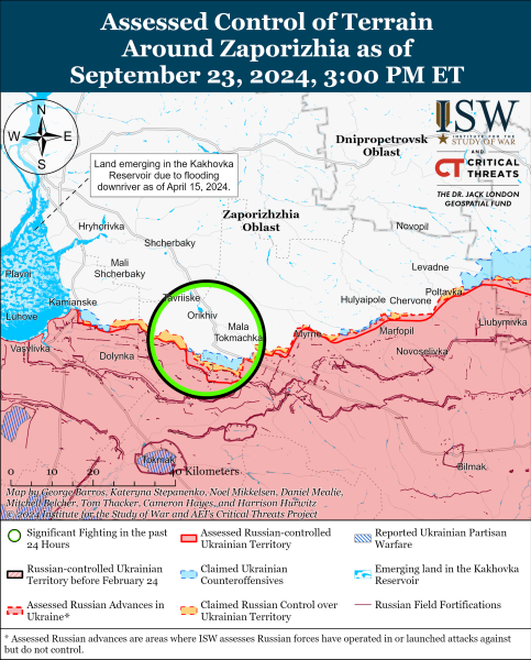 Mapa de operaciones militares el 24 de septiembre de 2024 - la situación en el frente